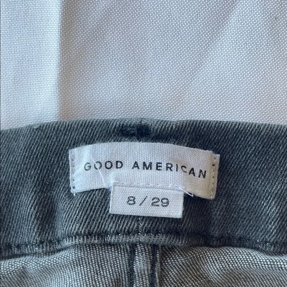 Good American Dark Gray Skinny Jeans - Picture 2 of 4